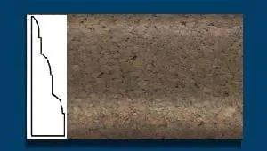 Плинтус пробковый ArtCorkDesing С 105 (Колер 7) 18x45x910 мм в Томске