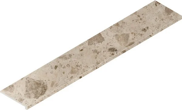 Керамогранит Italon Континуум Стоун Беж Ступень угловая правая 33х160 (Натуральная) в Томске