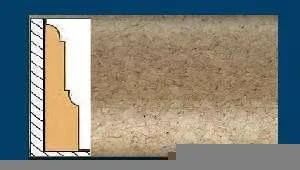 Плинтус пробковый ArtCorkDesing С 104 (Колер 5) 12x40x910 мм в Томске