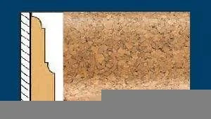 Плинтус пробковый ArtCorkDesing С 103 (Колер 8) 12х65х910 мм в Томске