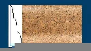 Плинтус пробковый ArtCorkDesing С 105 (Колер 8) 18x45x910 мм в Томске