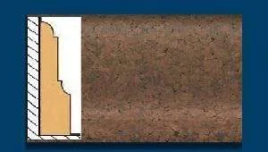 Плинтус пробковый ArtCorkDesing С 103 (Колер 11) 12х65х910 мм в Томске