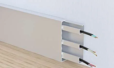 Алюминиевый плинтус Fezard Кабельный ALP-G80 Алюминий 80*15*2500 мм в Томске