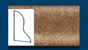 Плинтус пробковый ArtCorkDesing С 102 (Колер 9) 20x40x910 мм в Томске