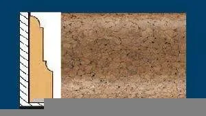 Плинтус пробковый ArtCorkDesing С 103 (Колер 9) 12х65х910 мм в Томске