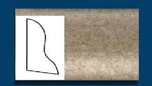 Плинтус пробковый ArtCorkDesing С 102 (Колер 6) 20x40x910 мм в Томске