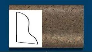 Плинтус пробковый ArtCorkDesing С 102 (Колер 7) 20x40x910 мм в Томске