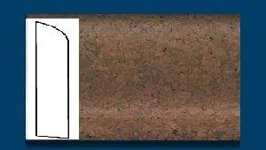 Плинтус пробковый ArtCorkDesing С 106 (Колер 11) 10х60х910 мм в Томске