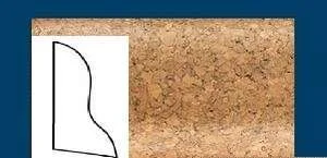 Плинтус пробковый ArtCorkDesing С 102 (Колер 8) 20x40x910 мм в Томске