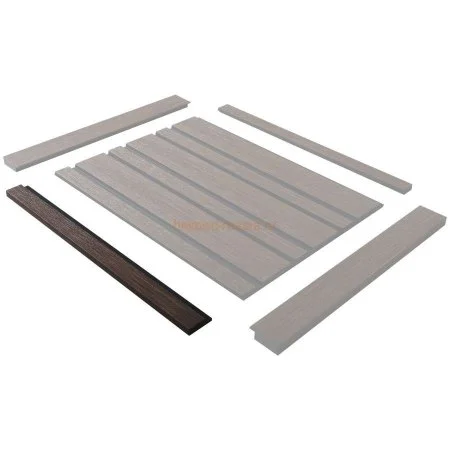 Финишный молдинг LF124A BR396K правый декорированный (42х12х2700мм) в Томске