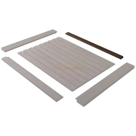 Финишный молдинг LF124B BR396 левый декорированный (31х12х2700мм) в Томске