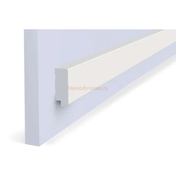 Финишный молдинг LF124B NP левый белый (31х12х2700мм) в Томске