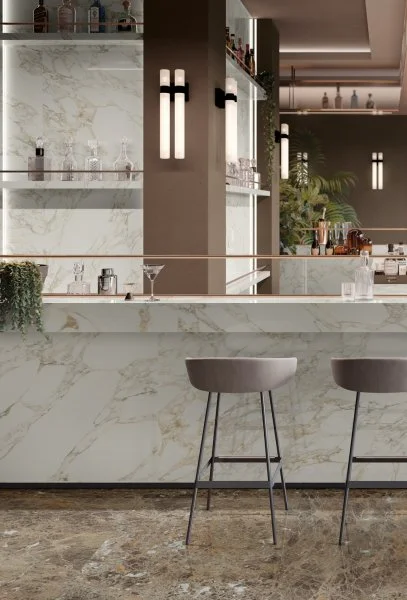 Керамогранит Italon Шарм Делюкс Арабескато Уайт 80х160 (Люкс и реттифицированная) в Томске