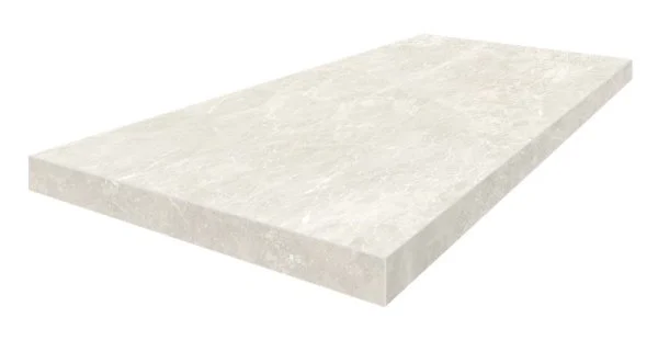 Керамогранит Coliseum Да Винчи Уайт Ступень угловая левая (Натуральный, 33х60) в Томске