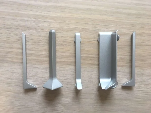 Соединитель для плинтуса ЭлитПроф Плоский 100 (Алюм) в Томске