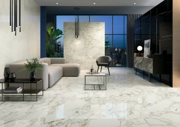 Керамогранит Italon Шарм Делюкс Арабескато Уайт 80х160 (Люкс и реттифицированная) в Томске