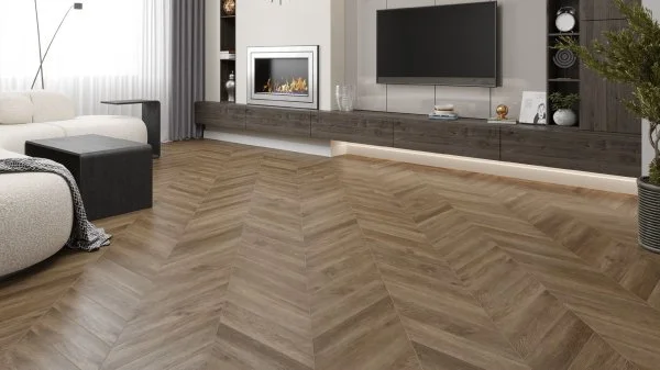 Кварц-виниловая плитка Alpine Floor Chevron Макадамия ECO 20-5 (2,5 мм. 43 класс) в Томске