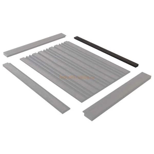 Финишный молдинг LF124B BR395K левый декорированный (31х12х2700мм) в Томске