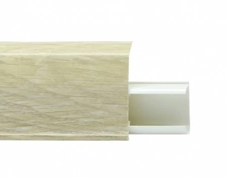 Пластиковый плинтус Royce №508 Серый Опем (55х23х2200мм) в Томске