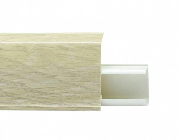 Пластиковый плинтус Royce №508 Серый Опем (55х23х2200мм) в Томске