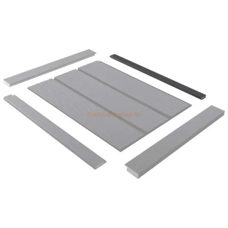 Финишный молдинг LF124B GR15K левый декорированный (31х12х2700мм) в Томске