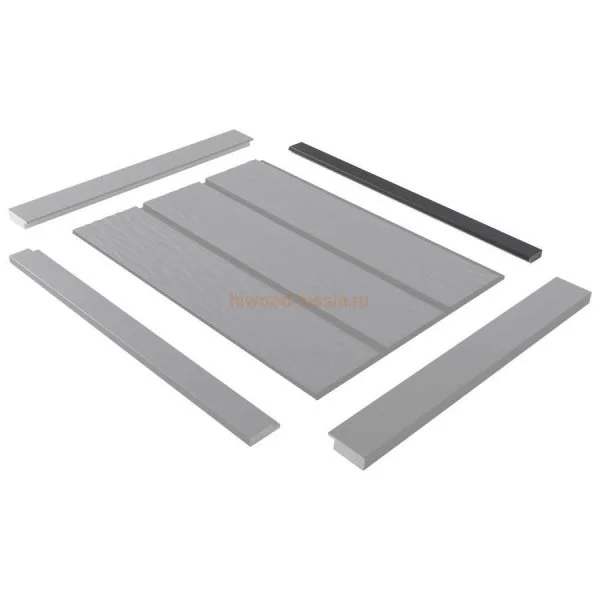 Финишный молдинг LF124B GR15K левый декорированный (31х12х2700мм) в Томске