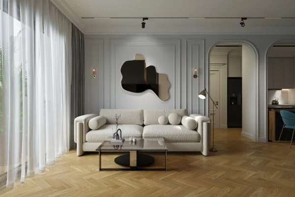 Паркетная доска Quartz Parquet Штучный паркет Вяз Кенигсберг 44-550-62 в Томске