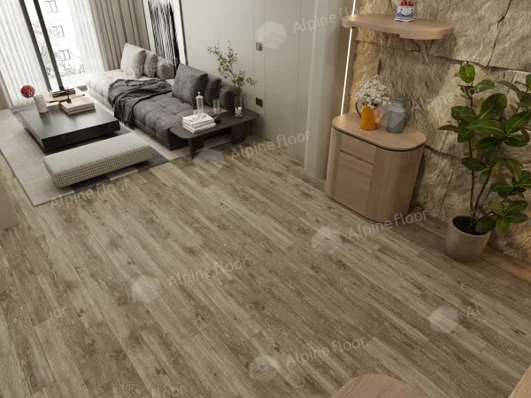 Каменно-полимерная плитка Alpine Floor Grand Sequoia Village Венге Грей ECO 11-807 4мм, 43 класс в Томске