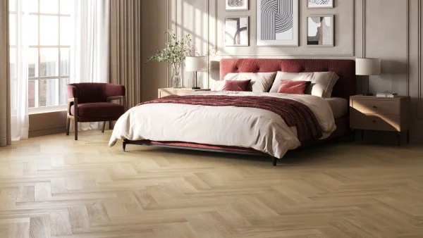 Паркетная доска Quartz Parquet Английская Ёлка Дуб Лимба 33-405 в Томске