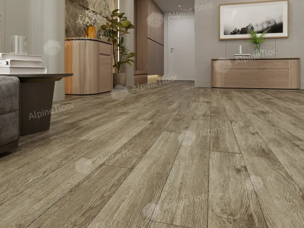 Каменно-полимерная плитка Alpine Floor Grand Sequoia Village Венге Грей ECO 11-807 4мм, 43 класс в Томске
