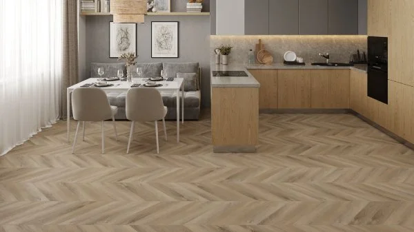 Кварц-виниловая плитка Alpine Floor Chevron Дуб Синистра ECO 20-6 (2,5 мм. 43 класс) в Томске