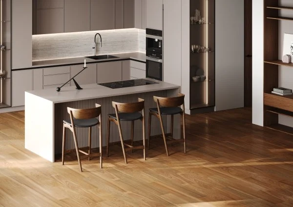 Паркетная доска Quartz Parquet Классик 5 мм Дуссия Африканская 550-63 в Томске