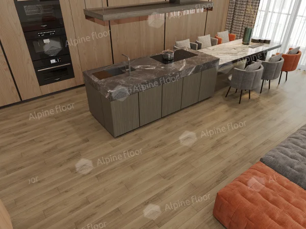 Каменно-полимерная плитка Alpine Floor Grand Sequoia Village Вайпуа ECO 11-1907 4мм, 43 класс в Томске