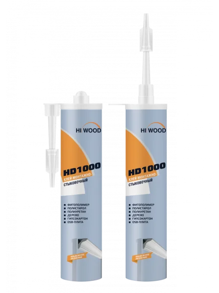 Монтажно-стыковочный клей HiWood HD1000 Белый 280 ml в Томске