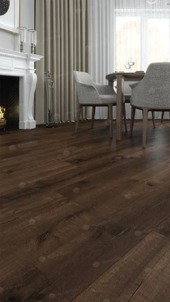 Каменно-полимерная плитка Alpine Floor Real Wood Дуб Мокка ECO 2-2, 6 мм 43 класс в Томске