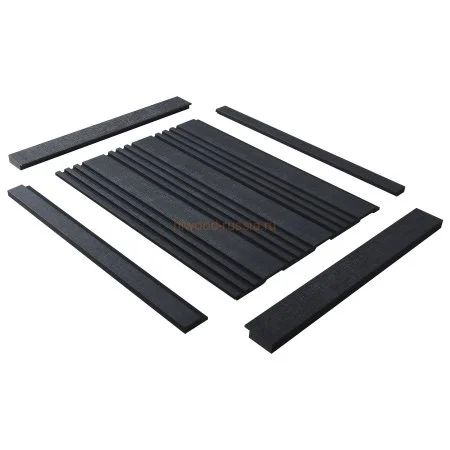 Финишный молдинг LF124B BK114K левый декорированный (31х12х2700мм) в Томске