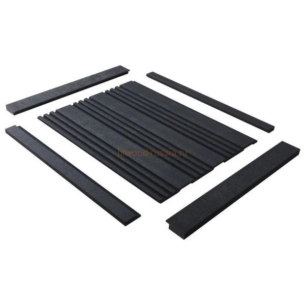 Финишный молдинг LF124B BK114K левый декорированный (31х12х2700мм) в Томске