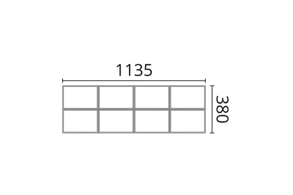 WALL PANEL BUMP 3 P ARSTYL размеры