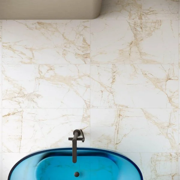 Керамогранит Coliseum Канова Уайт 60х120 (Натуральный и Реттифицированный) в Томске