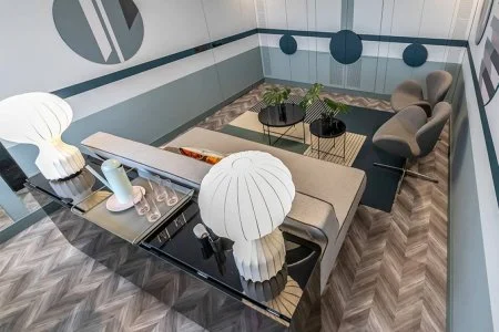 Пробковое покрытие CorkStyle Chevron Silver в Томске