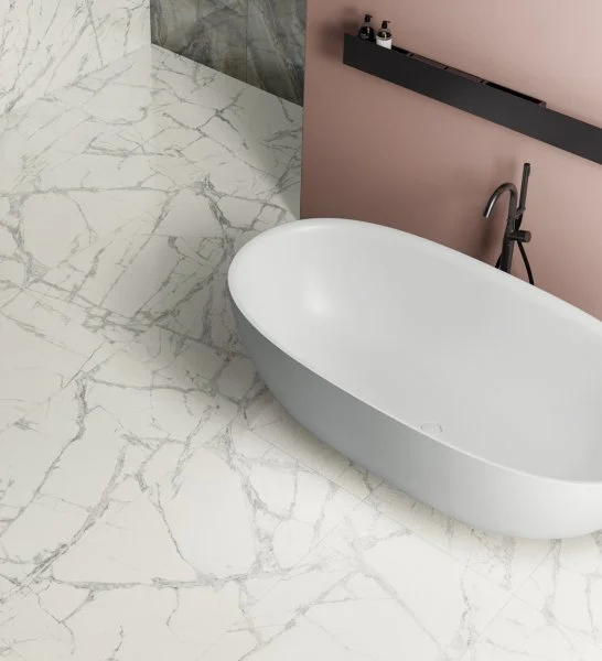 Керамогранит Italon Шарм Делюкс Инвизибл Уайт 60х120 (Паттинированная и реттифицированная) в Томске