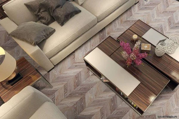 Пробковое покрытие CorkStyle Chevron Brown (1235*305*6 мм) HC в Томске