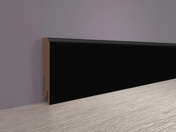 Плинтус MDF Bonkeel 24032 Чёрный Софт (100х16х2400 мм) в Томске