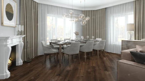 Каменно-полимерная плитка Alpine Floor Real Wood Дуб Мокка ECO 2-2, 6 мм 43 класс в Томске