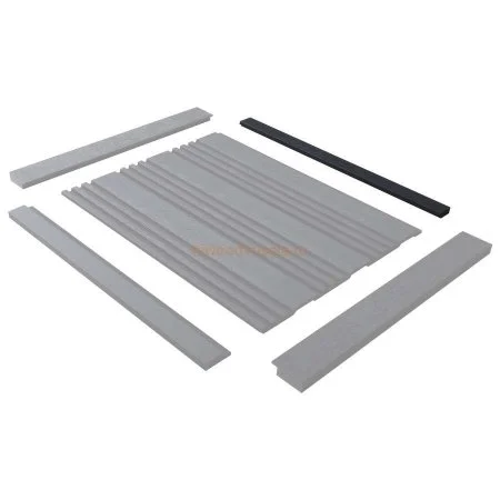 Финишный молдинг LF124B BK114K левый декорированный (31х12х2700мм) в Томске