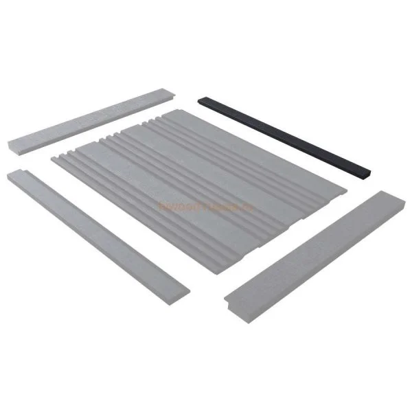 Финишный молдинг LF124B BK114K левый декорированный (31х12х2700мм) в Томске