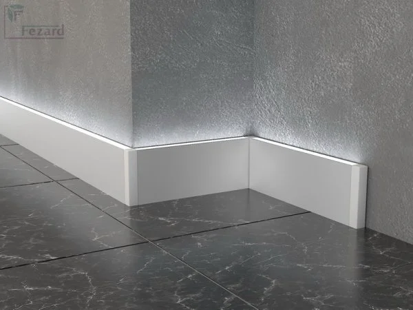 Алюминиевый плинтус Fezard Кабельный ALP-G80-LA Алюминий 80*15*2500 мм в Томске