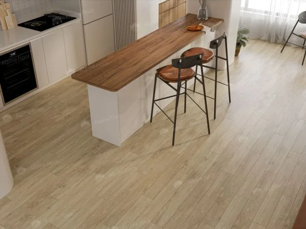 Каменно-полимерная плитка Alpine Floor Grand Sequoia Village Миндаль ECO 11-607 4мм, 43 класс в Томске