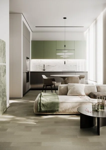 Паркетная доска Quartz Parquet Штучный паркет Дуб Лунный 44-1258-08 в Томске