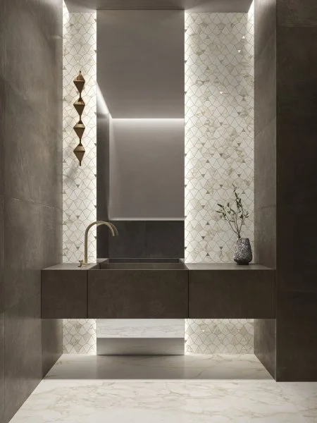 Керамогранит Italon Этернум Каррара Мозаика Вертекс 25.8х30 (Натуральная) в Томске